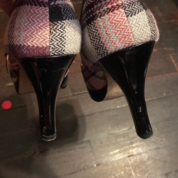 Madden Girl - Purple Mutli peep toe platform heels - Picture 4 of 13